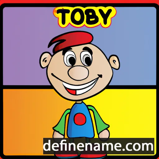 cartoon of the name Toby