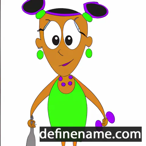 cartoon of the name Toccara