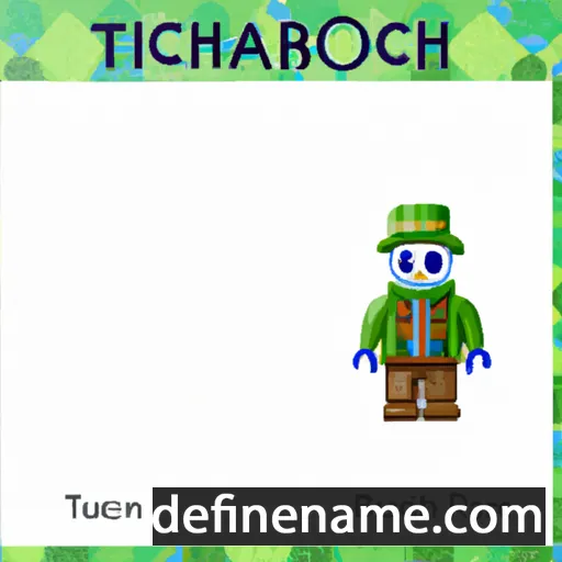 cartoon of the name Toirdhealbhach