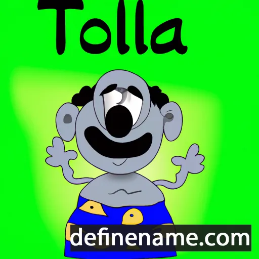 cartoon of the name Tola