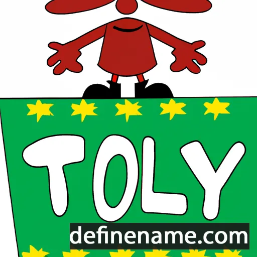 cartoon of the name Tolly