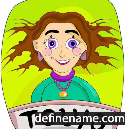 cartoon of the name Tolya