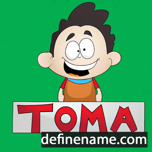 cartoon of the name Toma