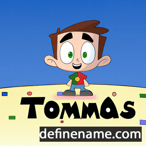 cartoon of the name Tomás