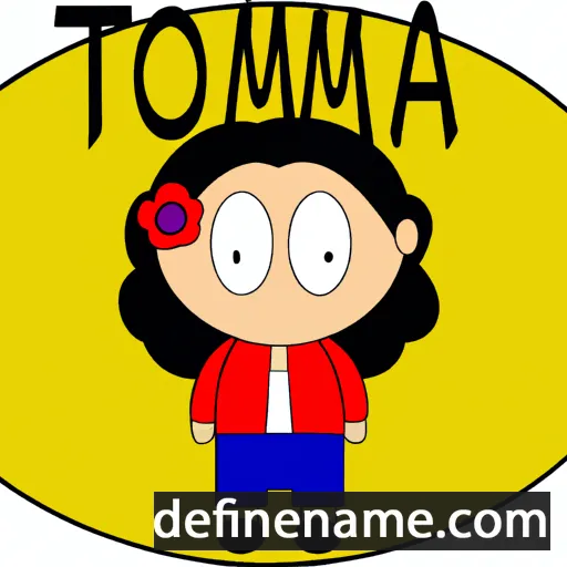 cartoon of the name Tomasa