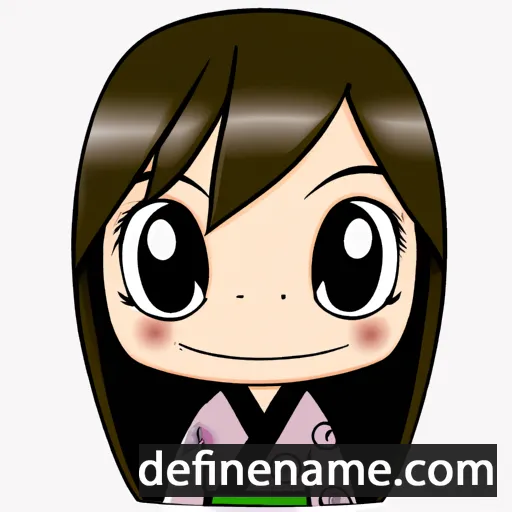 cartoon of the name Tomiko