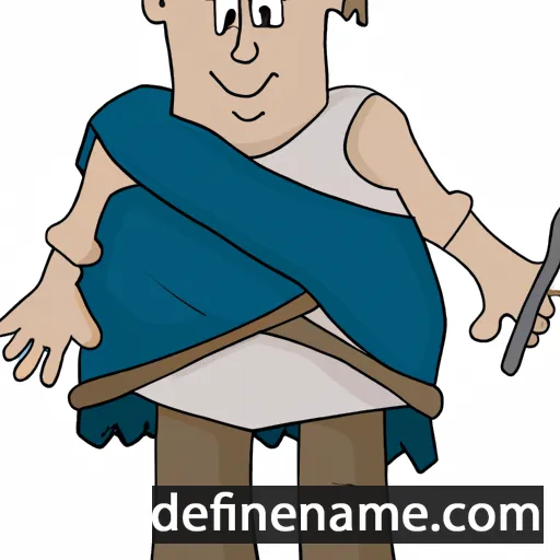 cartoon of the name Tomiris