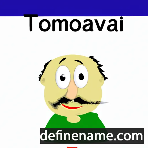 cartoon of the name Tomislav