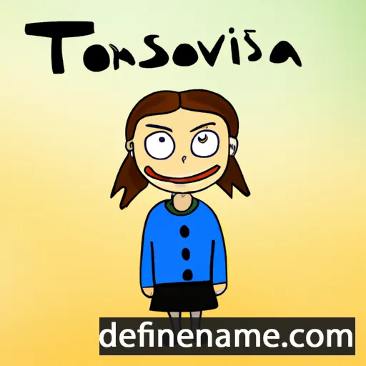 cartoon of the name Tomislava