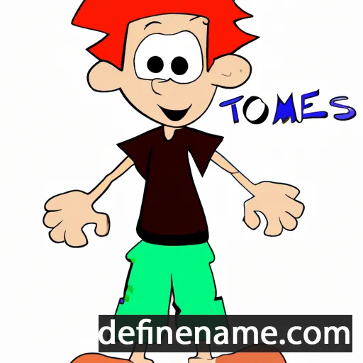 cartoon of the name Tomos