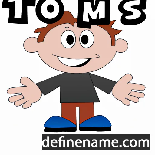 cartoon of the name Toms