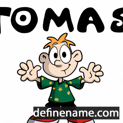 cartoon of the name Toomas