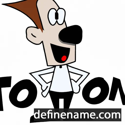 cartoon of the name Toon