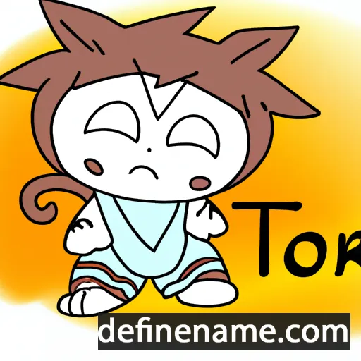 cartoon of the name Tora