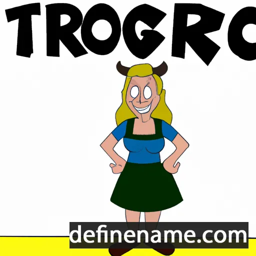 Torbjørg cartoon