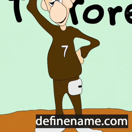 cartoon of the name Tore