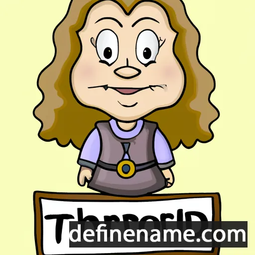 cartoon of the name Torhild