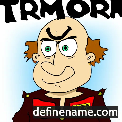 cartoon of the name Tormod