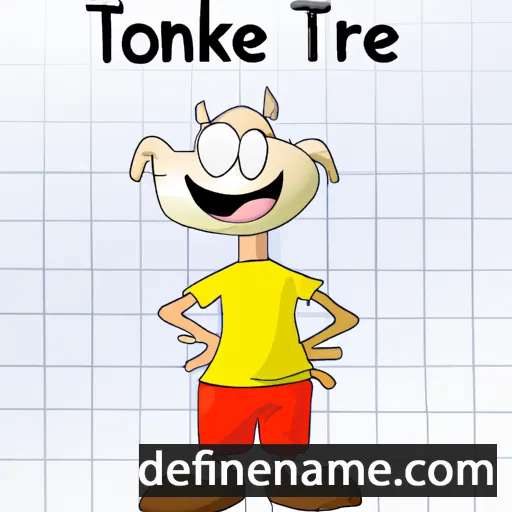 cartoon of the name Tornike