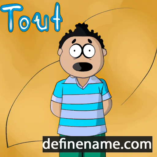 cartoon of the name Toufik