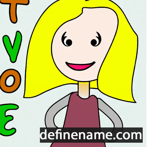 cartoon of the name Tove