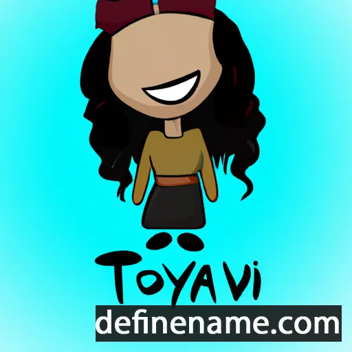 cartoon of the name Toviyyah