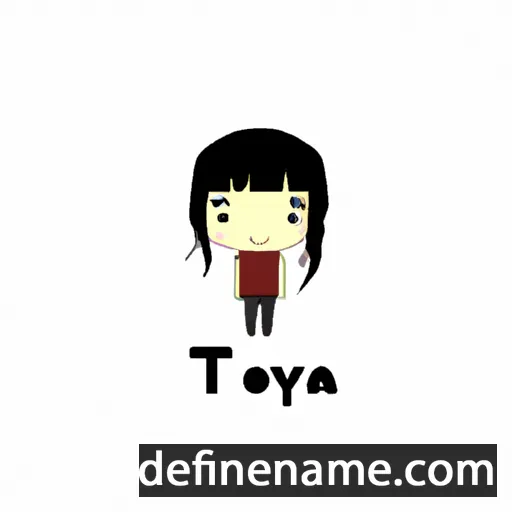 cartoon of the name Toyoko