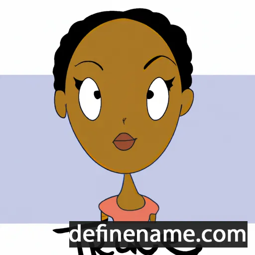 cartoon of the name Tracee