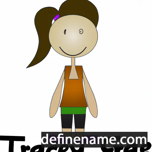 cartoon of the name Tracey