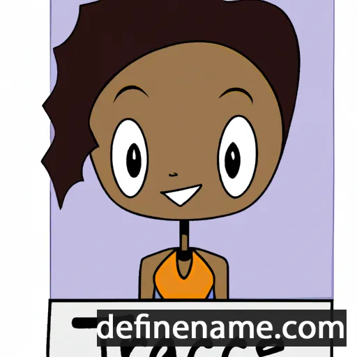 cartoon of the name Tracie