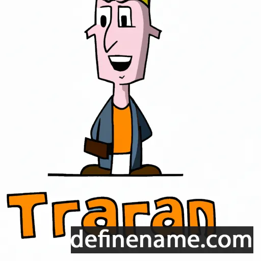 cartoon of the name Trahern