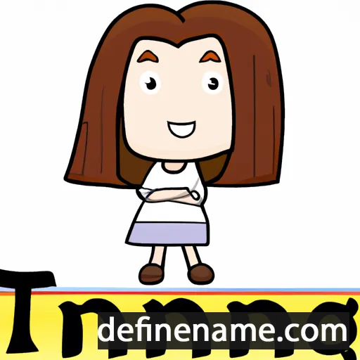 cartoon of the name Trang