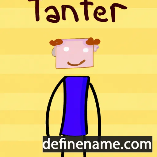 cartoon of the name Tranter