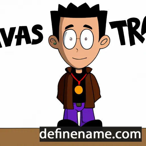 cartoon of the name Travis