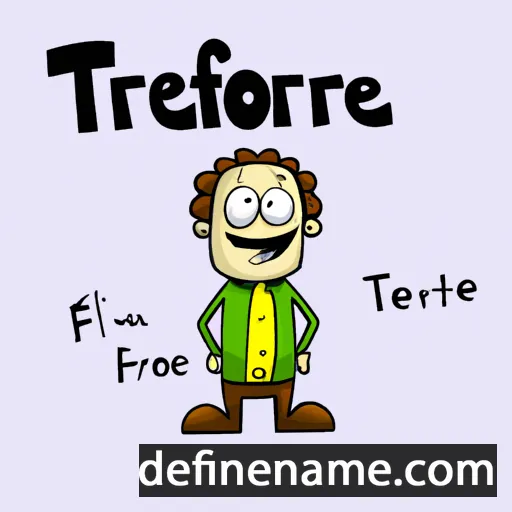 cartoon of the name Trefor