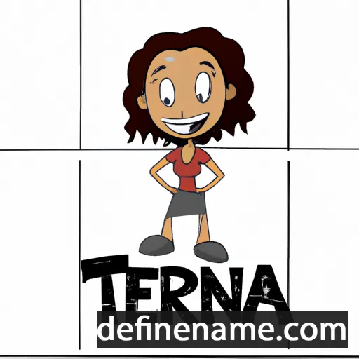 cartoon of the name Trena