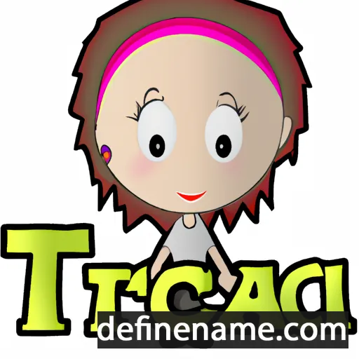 cartoon of the name Tricia