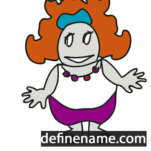 cartoon of the name Trijntje