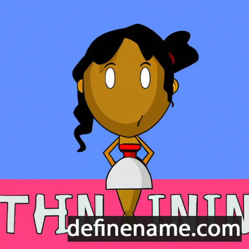 cartoon of the name Trini