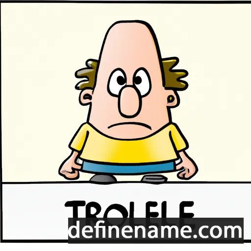 cartoon of the name Troels