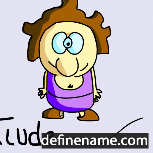 cartoon of the name Trude