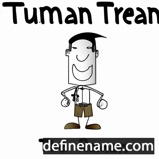 cartoon of the name Trueman