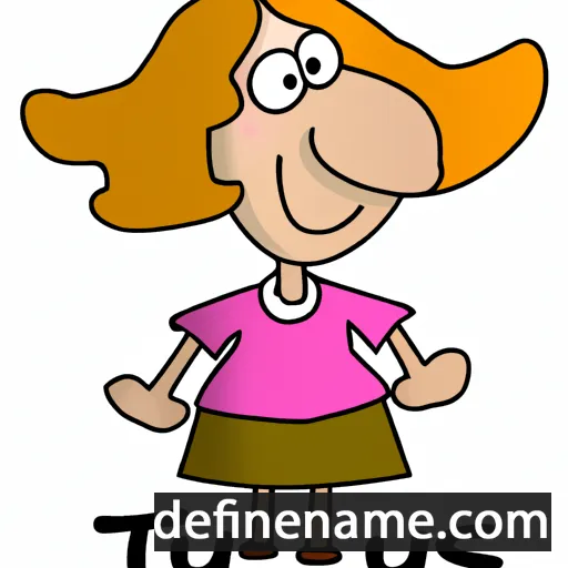 cartoon of the name Truus