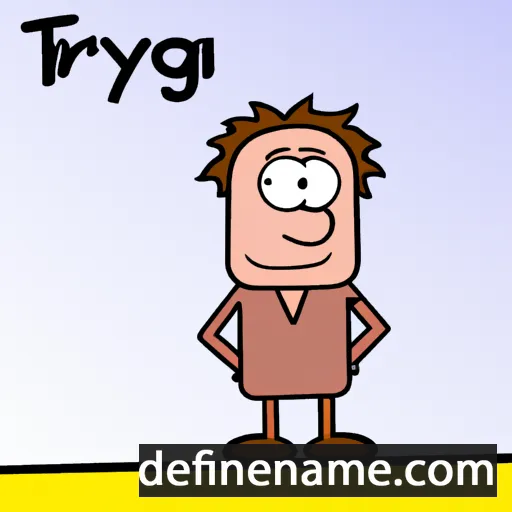 cartoon of the name Tryggvi