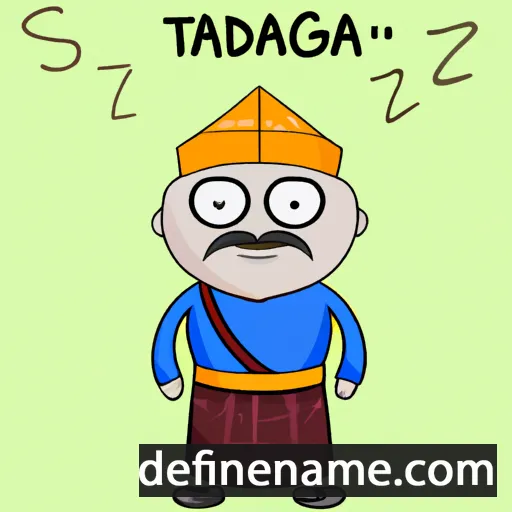 cartoon of the name Tsagadai