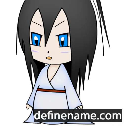 cartoon of the name Tsukuyomi