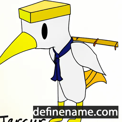 cartoon of the name Tsuru