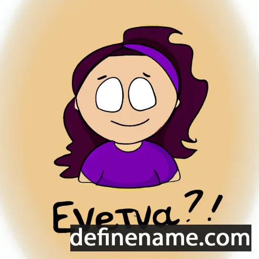 cartoon of the name Tsveta