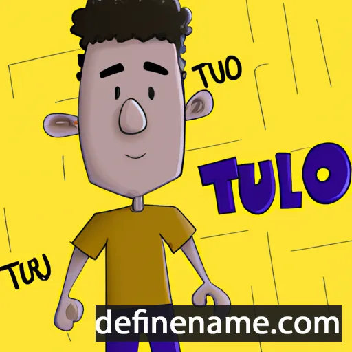 cartoon of the name Túlio