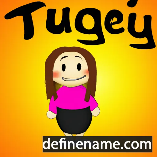 Tuğba cartoon